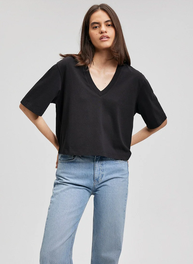 MAVI Black Basic T-Shirt
