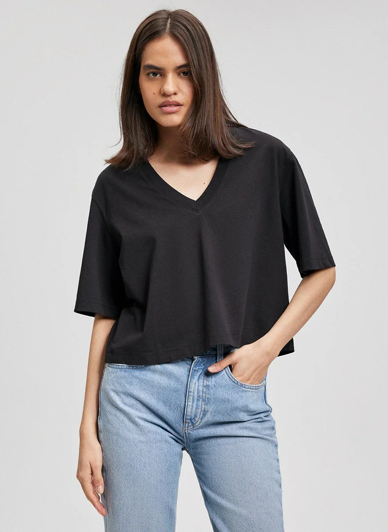MAVI Black Basic T-Shirt