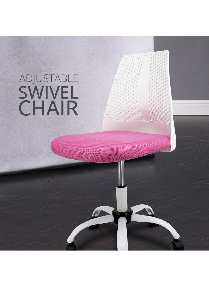 Bonita - Home Office Kids Desk Chair Adjustable Swivel Fabric Seat Without Arm set Computer Chair - Image 1