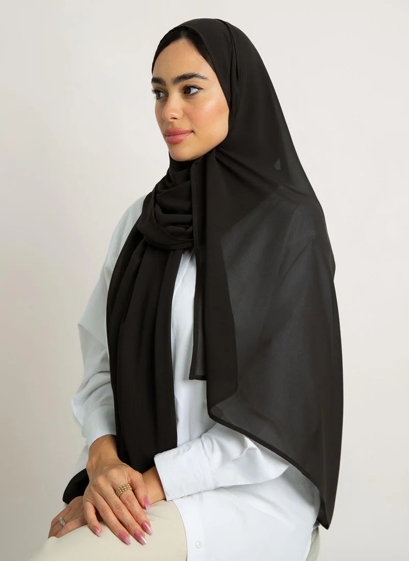 Kaafmeem Brownish Gray Laser Tarha