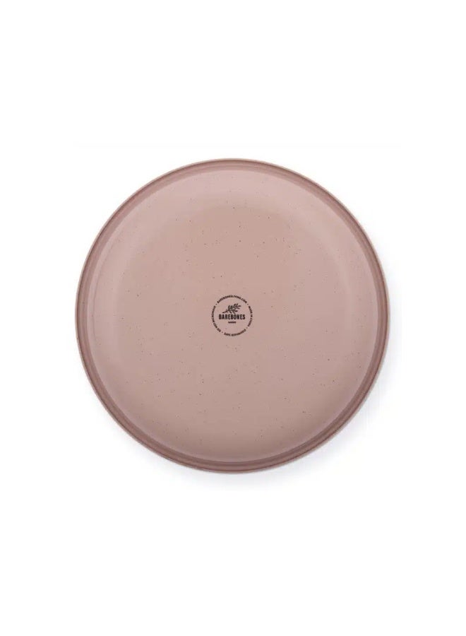 BareBones - Rolled Enamelware Plate - Dusty Rose - Image 3