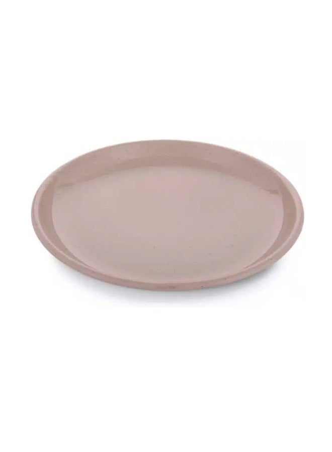 BareBones - Rolled Enamelware Plate - Dusty Rose - Image 1