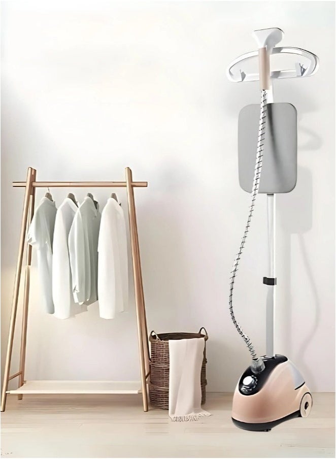 Professional Garment Steamer 2 in 1 – 2000W Flatbed and Vertical Clothes Steamer with Fast Heating and Large 1.8L Water Tank – Dual Use Fabric Steamer for Home and Commercial Use  - Image 1
