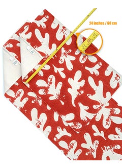 H2H H2H House2Home - Cotton Printed Kitchen Runner and Doormat Combo | 60X180cm & 60x90cm, Red  - Image 4