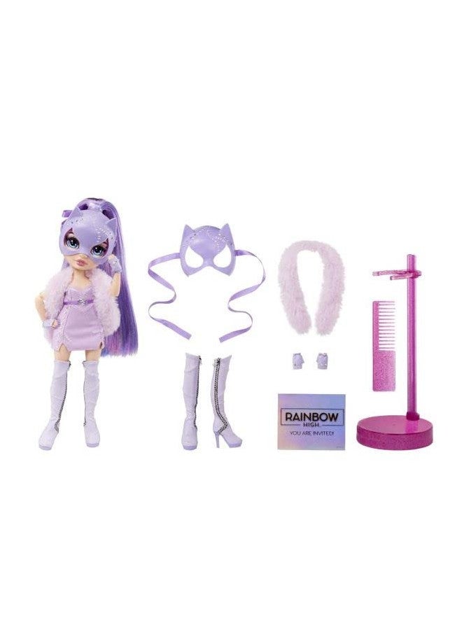 RAINBOW HIGH Rainbow Vision Costume Ball Rainbow High Doll - Fashion Collectors Doll - 11 inch (Violet Willow) - Image 5