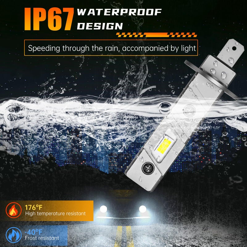 Rcj H1 Fog Bulbs  6000K Cool White Super Bright  Plug And Play  Ip67  Pack Of 2 - Image 5
