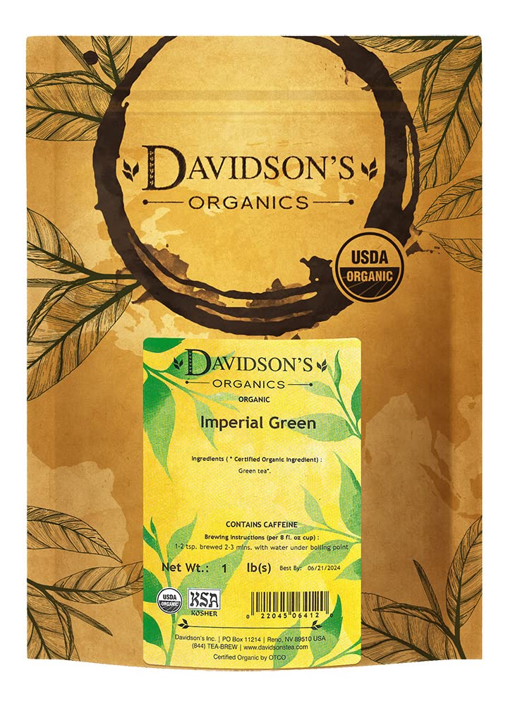 Davidson's Davidsons Tea Bulk Imperial Green Tea 16Ounce Bag - Image 3