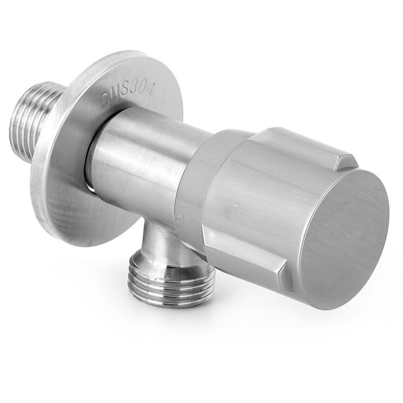 Stainless Steel Angle Valve G1/2in Thread Rust Proof - Easy To Install Corrosion Resistant Stop Valve for Home Bathroom Plumbing - Image 4