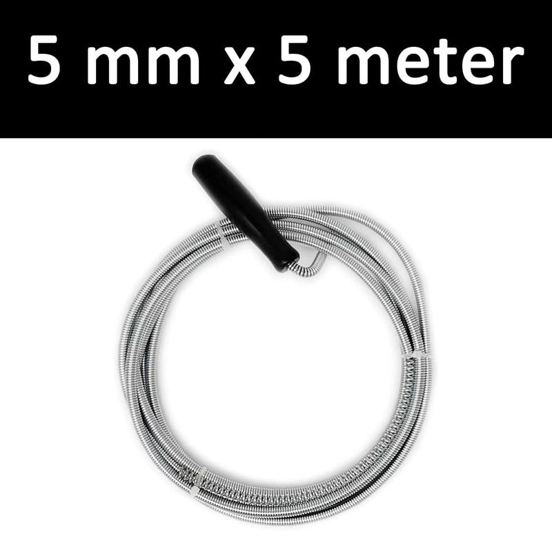 Orrda Orrda Metal Sink Drain Cleaner Spring Wire Waste Pipe Sink Cleaner Snake Unblocker Hair Drain Cleaner Silver - Image 2