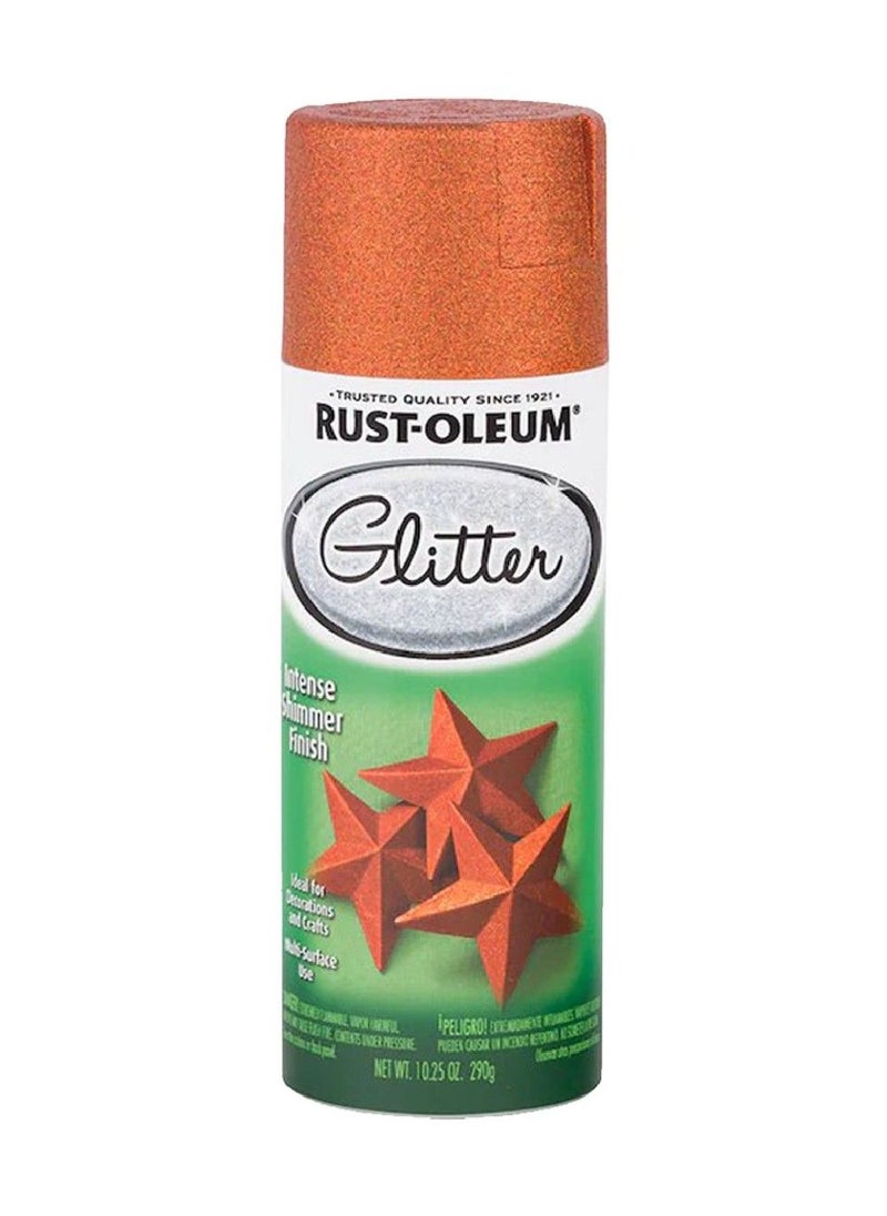 RUST-OLEUM - Rust-Oleum 10.25 Oz Orange Glitter Spray - Image 1
