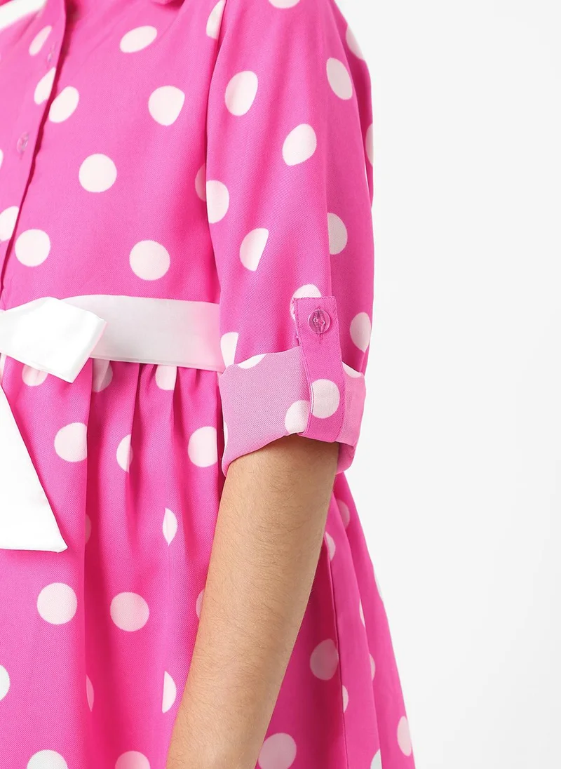 Nautinati Polka Dot Dress