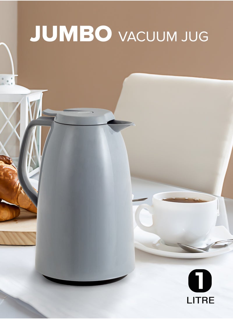 Grandi Grandi Jumbo Thermos for tea and coffee Gray 1 liter  - Image 1