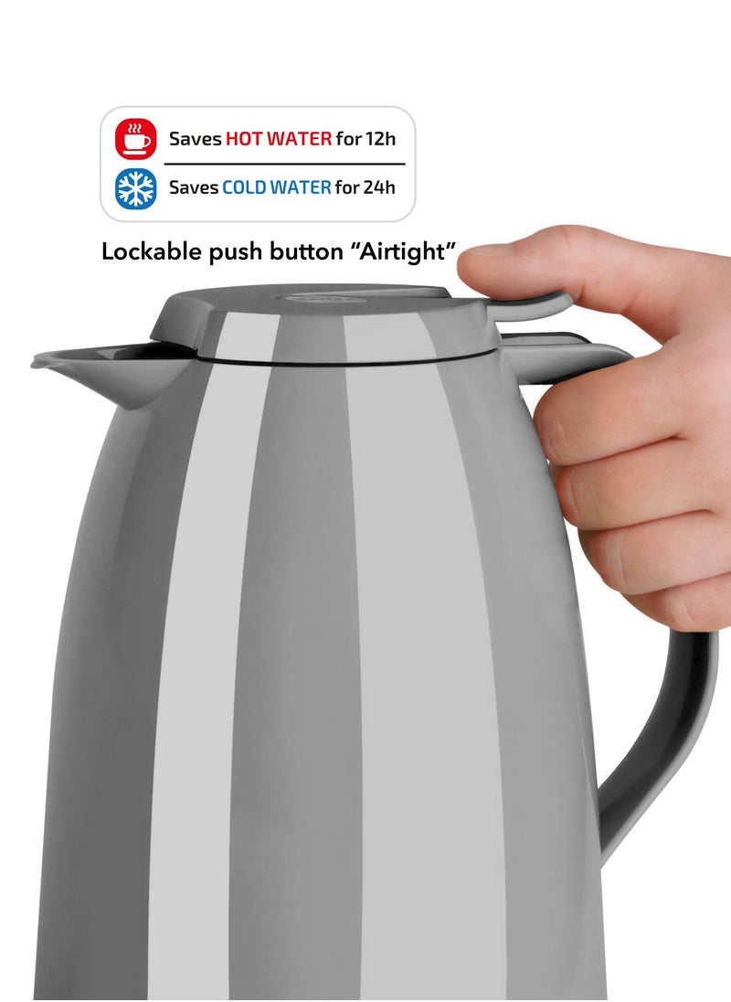 Grandi Grandi Jumbo Thermos for tea and coffee Gray 1 liter  - Image 4