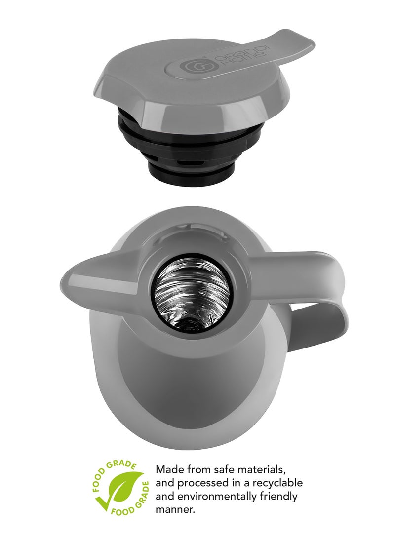 Grandi Grandi Jumbo Thermos for tea and coffee Gray 1 liter  - Image 3