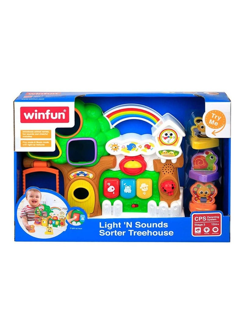 WinFun WinFun - Light 'N Sounds Sorter Treehouse - 000786  - Image 1