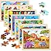OCTERIC 7 Packs Puzzles for Kids Ages 46 60 PCs Wooden Jigsaw Puzzles Preschool Educational Toys Gifts for Children Ages 48 Kids Puzzle for 3 4 5 6 Year Olds Boys Girls - Image 2