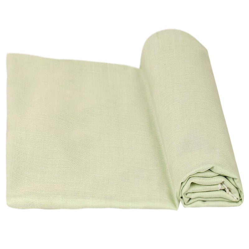 EthnicAlive Bhagalpuri Handloom Oraganic Exclusive Pure Bihar Brand Dull Lemon Chadar Blanket Size 220x125cm Olive