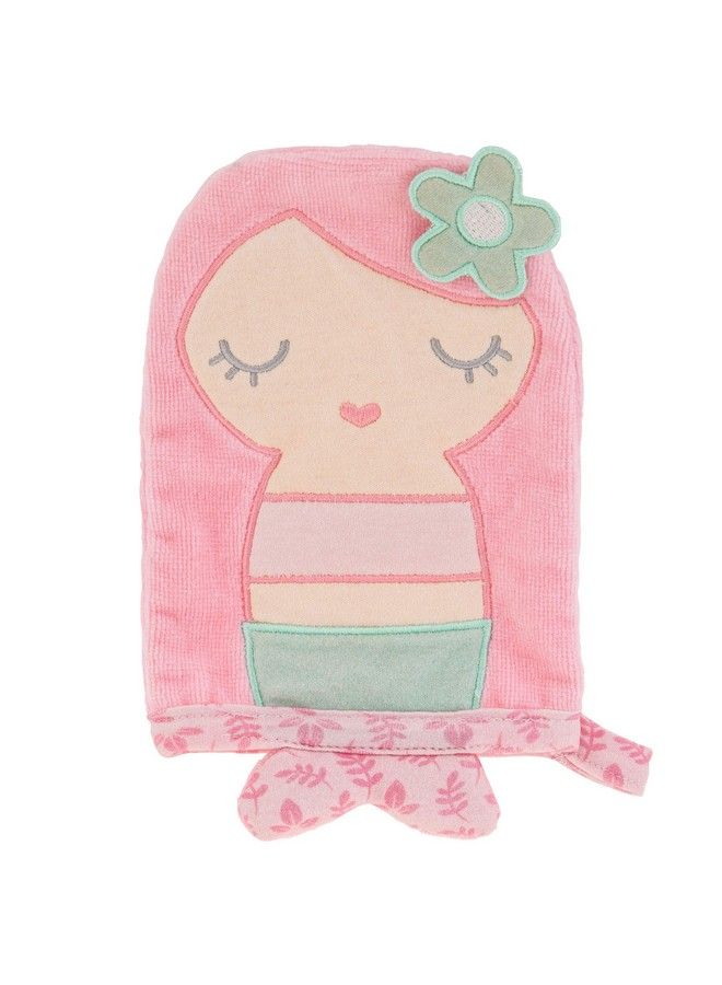 Stephen Joseph Kids Bath Mitts Mermaid 5.5" X 8" - Image 2