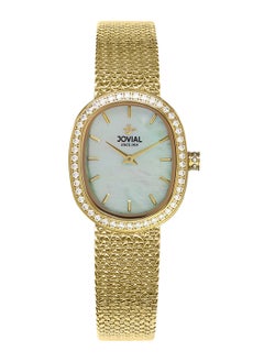 Jovial JOVIAL 1532LGMQ09ZE Women's metal band  Watch, 27mm, Green Dial  - Image 1