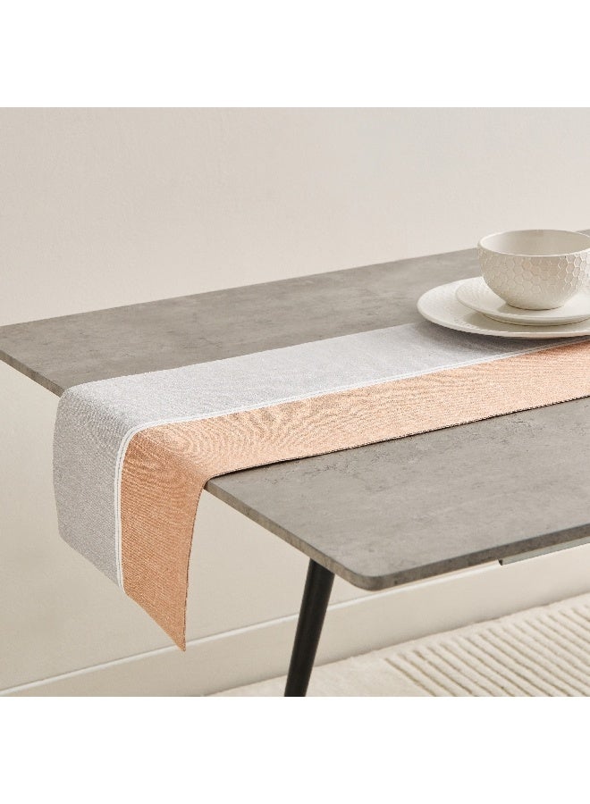 Home Box Harley Maze Ribbed Table Runner 120 x 33 cm  - Image 2
