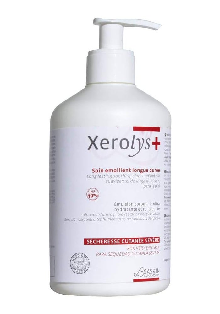 Lysaskin Xerolys+ Moisturizing Cream 500ml - Advanced Emollient for Severe Dry Skin