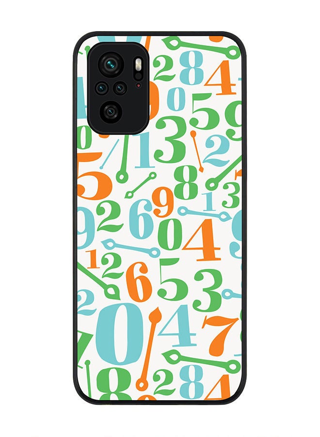 Stylizedd Rugged Black edge case for Redmi Note 10S/Redmi Note 10 4G Slim fit Soft Case Flexible Rubber Edges Anti Drop TPU Gel Thin Cover - Clockwork Counting - Image 1