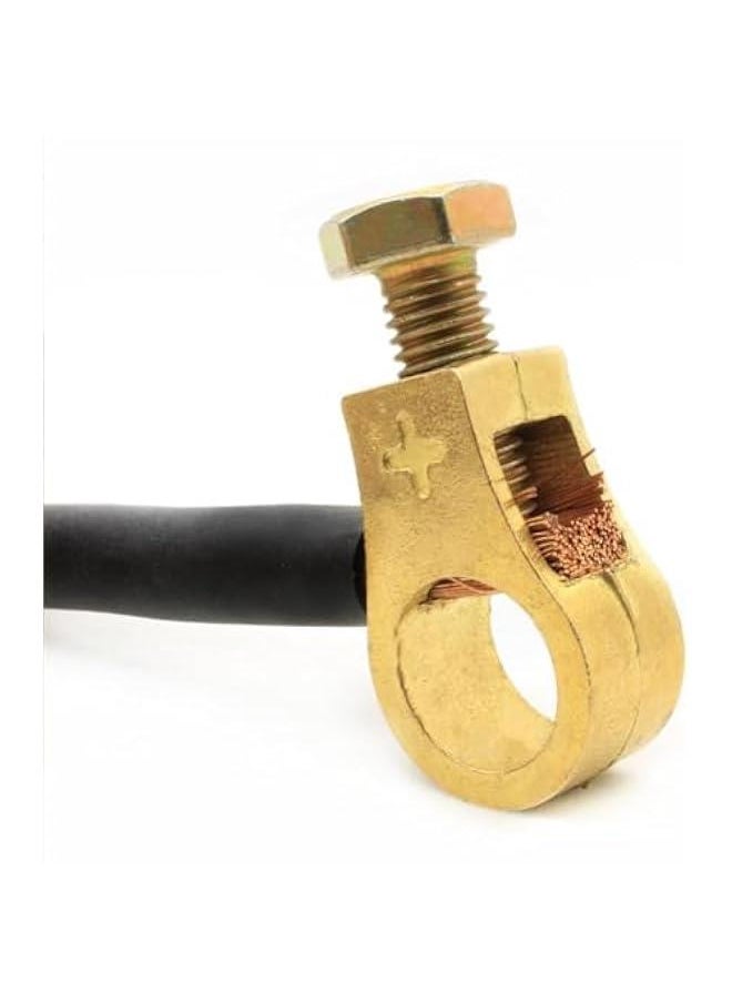 Generic 2024 Pure Copper Battery Terminal, Upgrade Pure Copper Battery Connection Clip Car Battery Terminal Connectors Kit, Battery Terminal Connector Clamps Battery Terminal Connectors  - Image 3