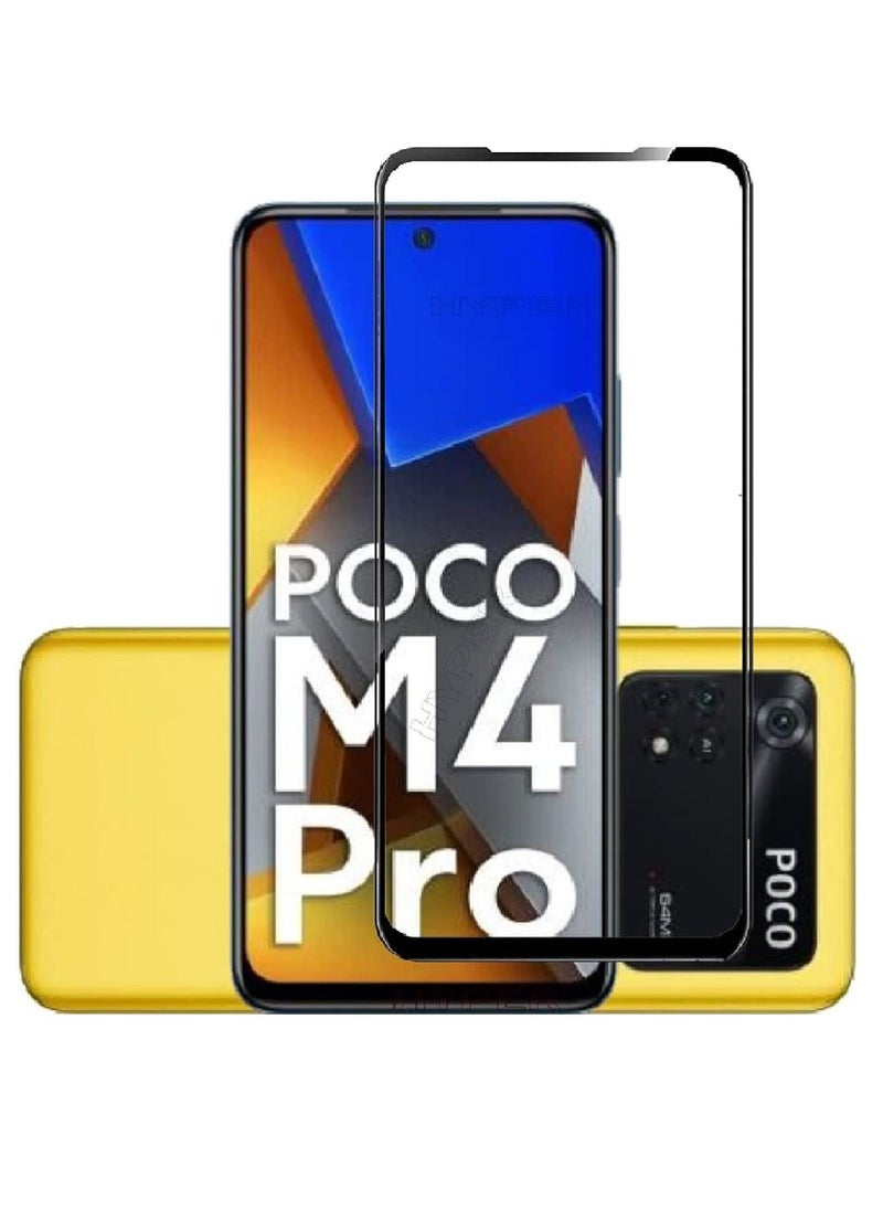 Super Tempered Glass Screen Protector 5D Designed For Xiaomi Poco M4 Pro Full Glue Edge to Edge Full Screen Coverage And Bubble Free - Image 1