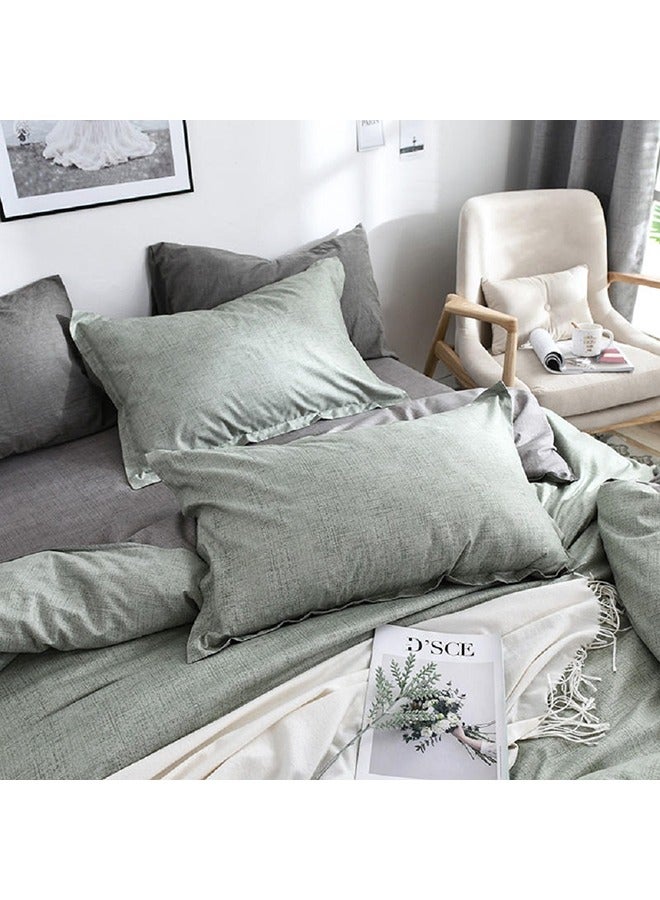 Luxurious Cotton Comforter Set in Green - Single Size - 220x230cm - Image 4