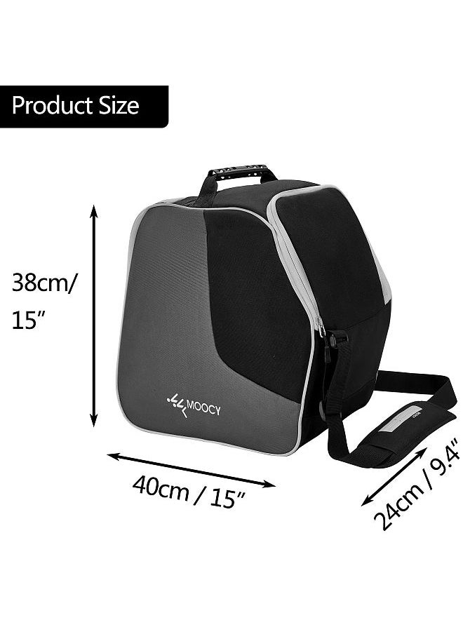 MOOCY - Ski Boots Bag Snowboard Boots Bag Travel Boot Bag for Ski Helmets Ski Boot Gloves - Image 1