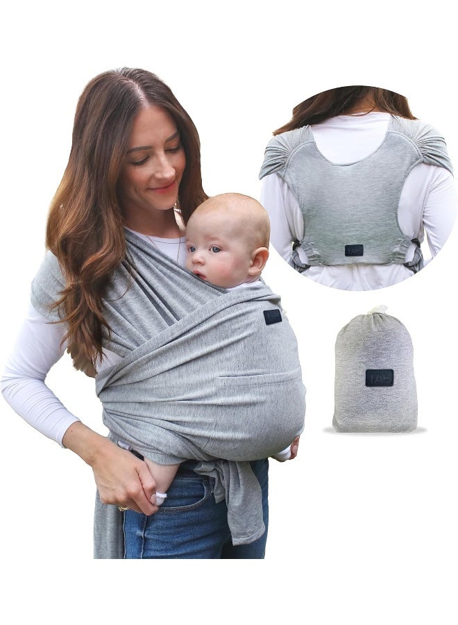 TAB Versatile Gray & Black Baby Carrier Wrap - Image 1