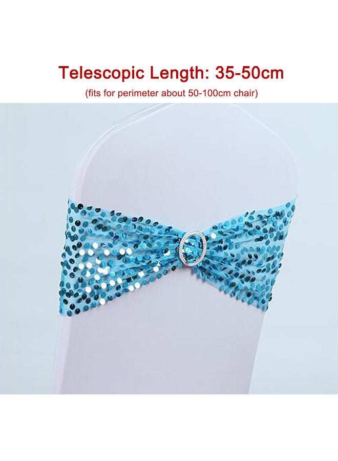 نيبمينينت وشاح تزيين الكراسي قابل للتمدد أزرق - Image 2