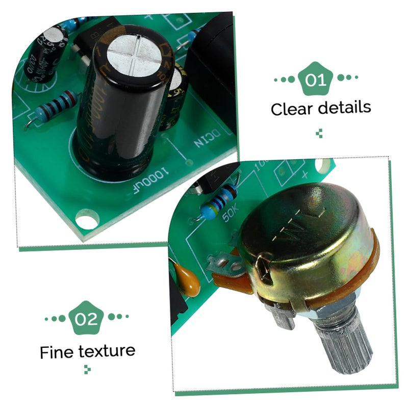 Mini Audio Amplifier Board DIY Soldering Kit Low Power Stereo Amp Module 2 Sets - Image 4