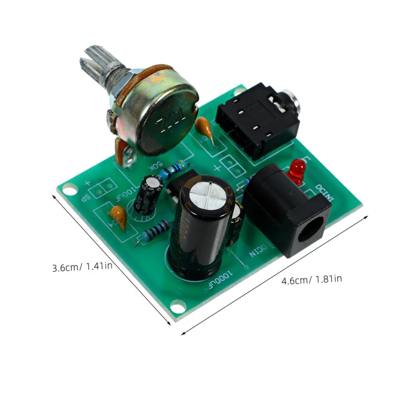 Mini Audio Amplifier Board DIY Soldering Kit Low Power Stereo Amp Module 2 Sets - Image 3