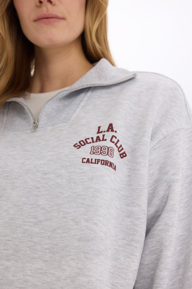 DeFacto Woman Oversize Fit Sweatshirt  - Image 3