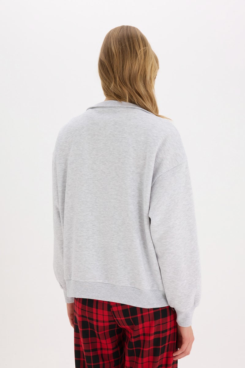 DeFacto Woman Oversize Fit Sweatshirt  - Image 5