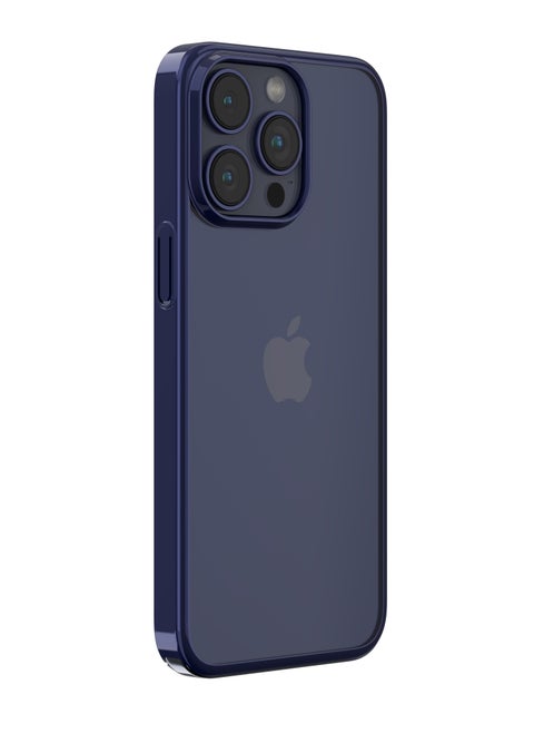 Devia iPhone 15 Pro Case Transparent Drop and Scratch Resistant The protective case is specially designed to withstand drops from a height of up to 1.2 meters in blue