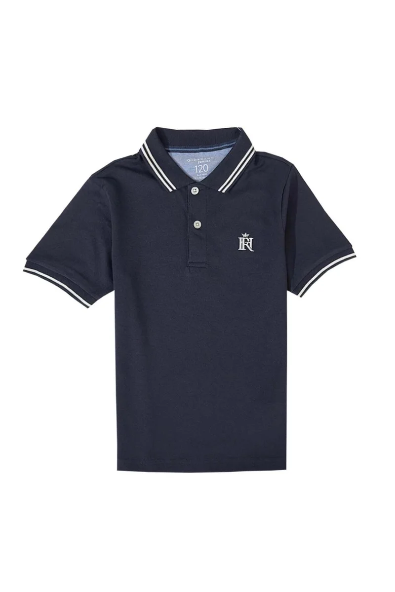 جيوردانو بولو قطن بيكيه كحلي للأولاد
