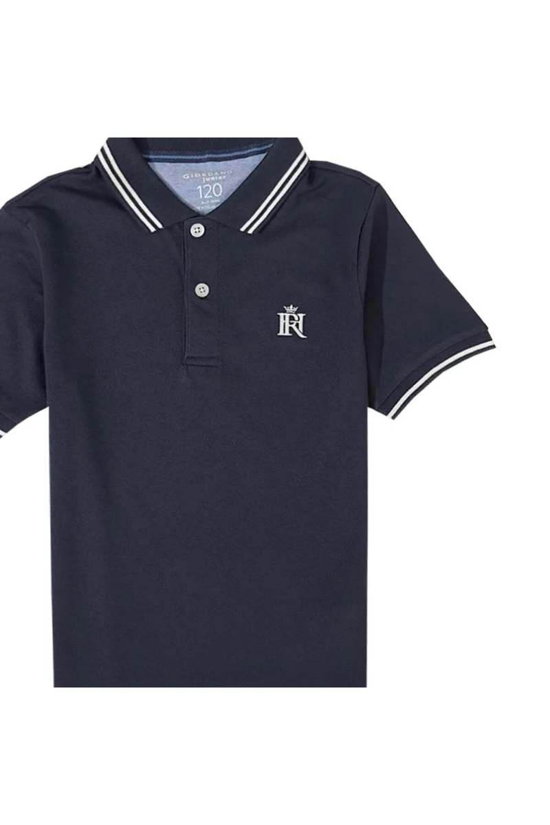 جيوردانو بولو قطن بيكيه كحلي للأولاد