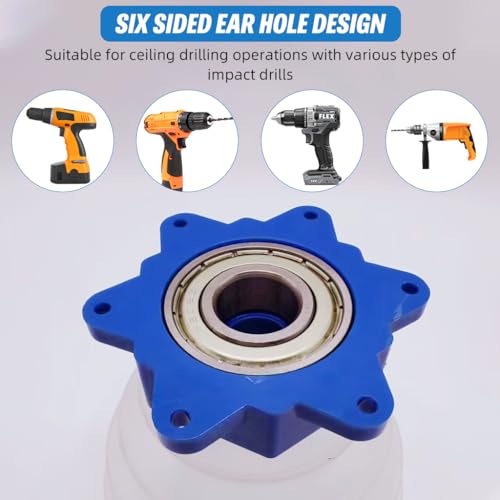 Serplex® Hole Saw Dust Bowl 16cm/6.2'' Flexible Drill Dust Collector Drill Bit Cover, Semi-transparent Universal Drill Dust Catcher Dust Collector Chips Collector for Hole Saw - Image 5
