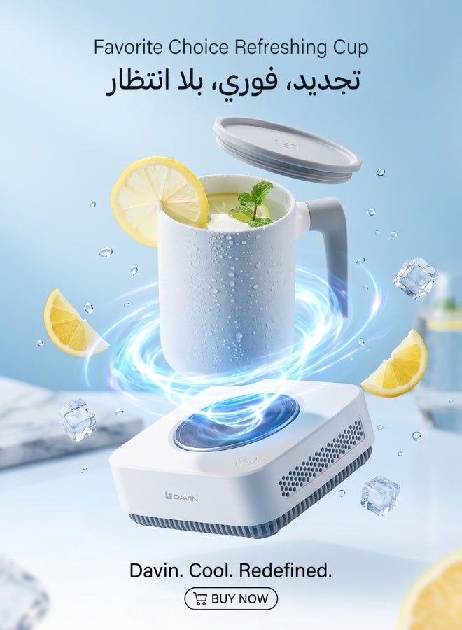 Davin Smart Hot & Cold Cup | Perfect Beverage Temperature on Every Journey - Image 5