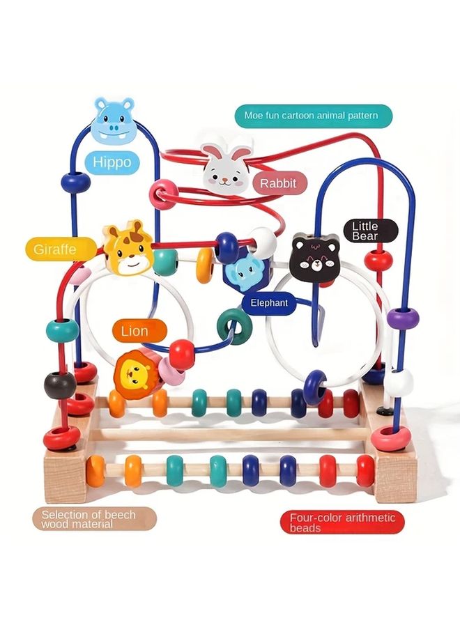 كوبيد ثلاثي الخط خرز حيواني لعبة للتعليم المبكر وتنمية الحواس - Image 4