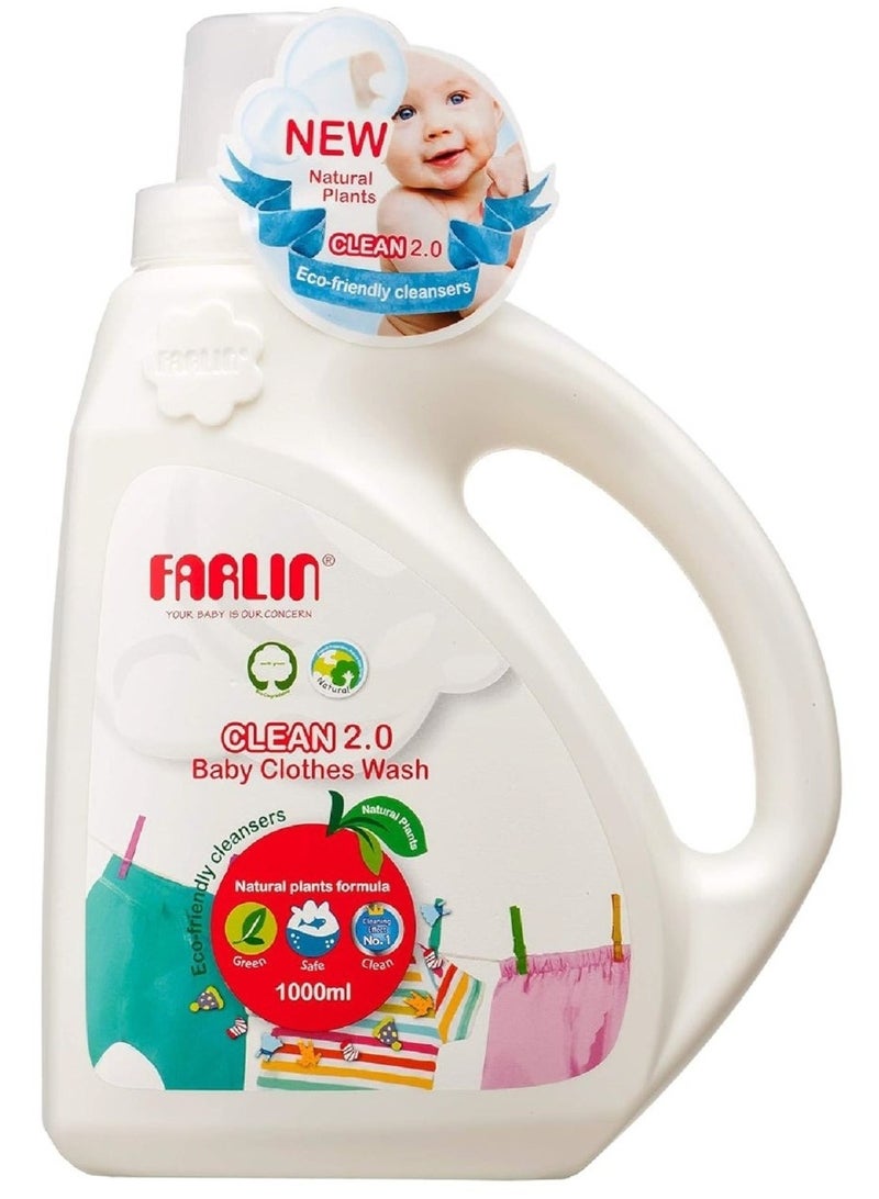FARLIN Clean 2.0 Baby Clothes Wash 1000 ML - Image 1