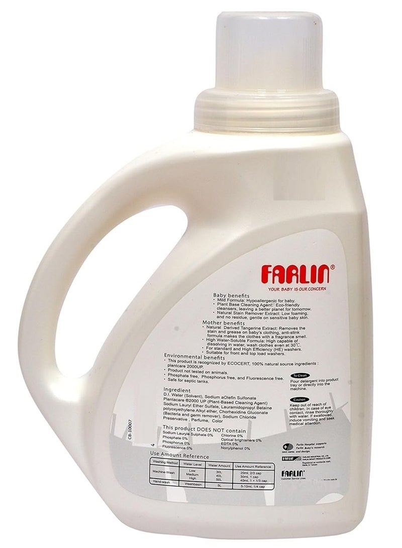 FARLIN Clean 2.0 Baby Clothes Wash 1000 ML - Image 2