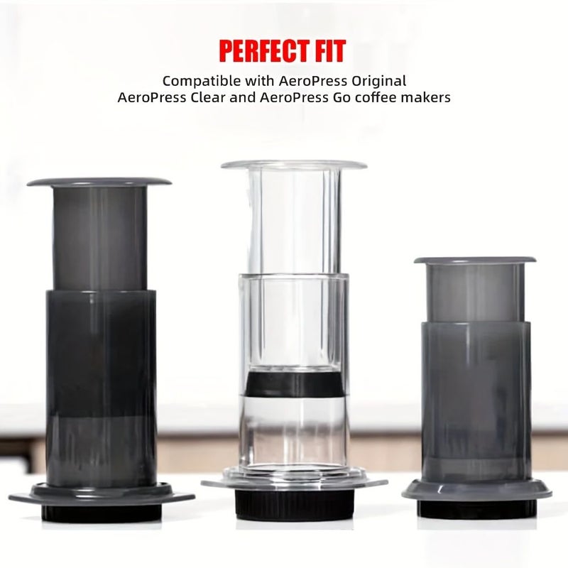 2PCS Stainless Steel Reusable Metal Filter Mesh for AeroPress Original Go and Clear Coffee Press Home Espresso Cold Brew French Press - Image 4