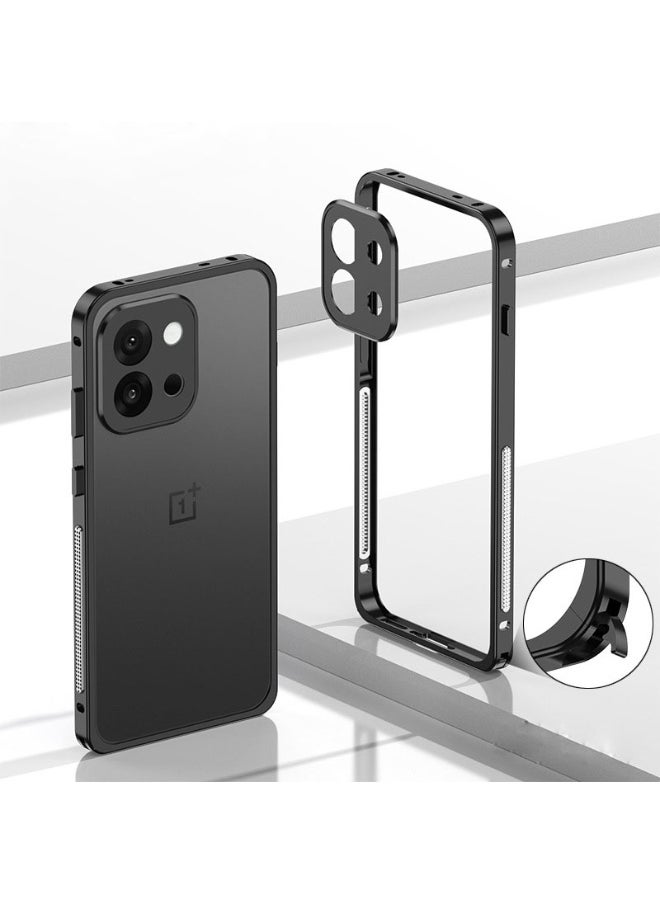 General Hybrid Silicone Frame Aluminum Metal Phone Case for OnePlus 13T Better Heat Protection  for OnePlus 13T  - Image 1