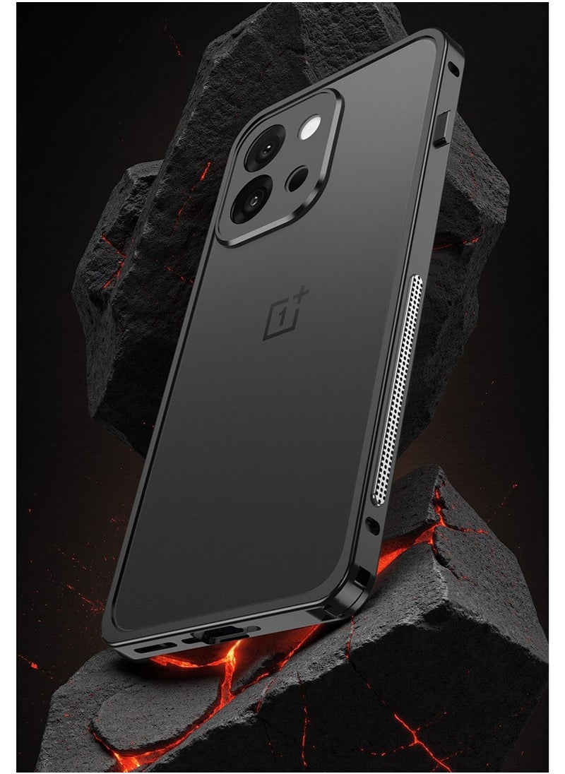General Hybrid Silicone Frame Aluminum Metal Phone Case for OnePlus 13T Better Heat Protection  for OnePlus 13T  - Image 4