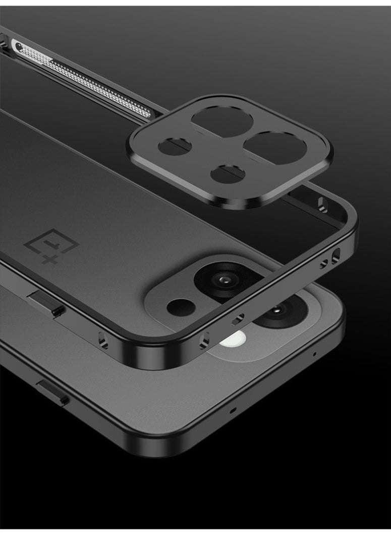 General Hybrid Silicone Frame Aluminum Metal Phone Case for OnePlus 13T Better Heat Protection  for OnePlus 13T  - Image 3