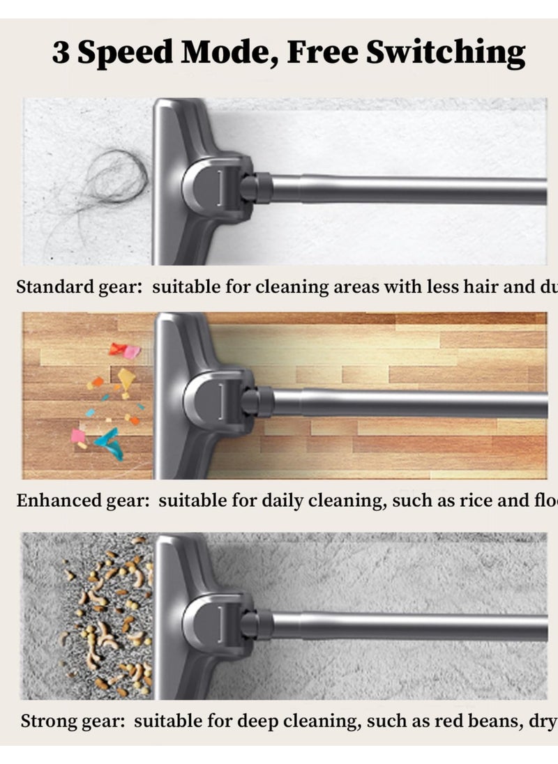 Generic - Cordless Vacuum Cleaner with UV-C Ultraviolet | 4-in-1 Mattress & Bed Cleaner | 10000PA Suction, LCD Screen, Three-Speed Adjustment - Image 1