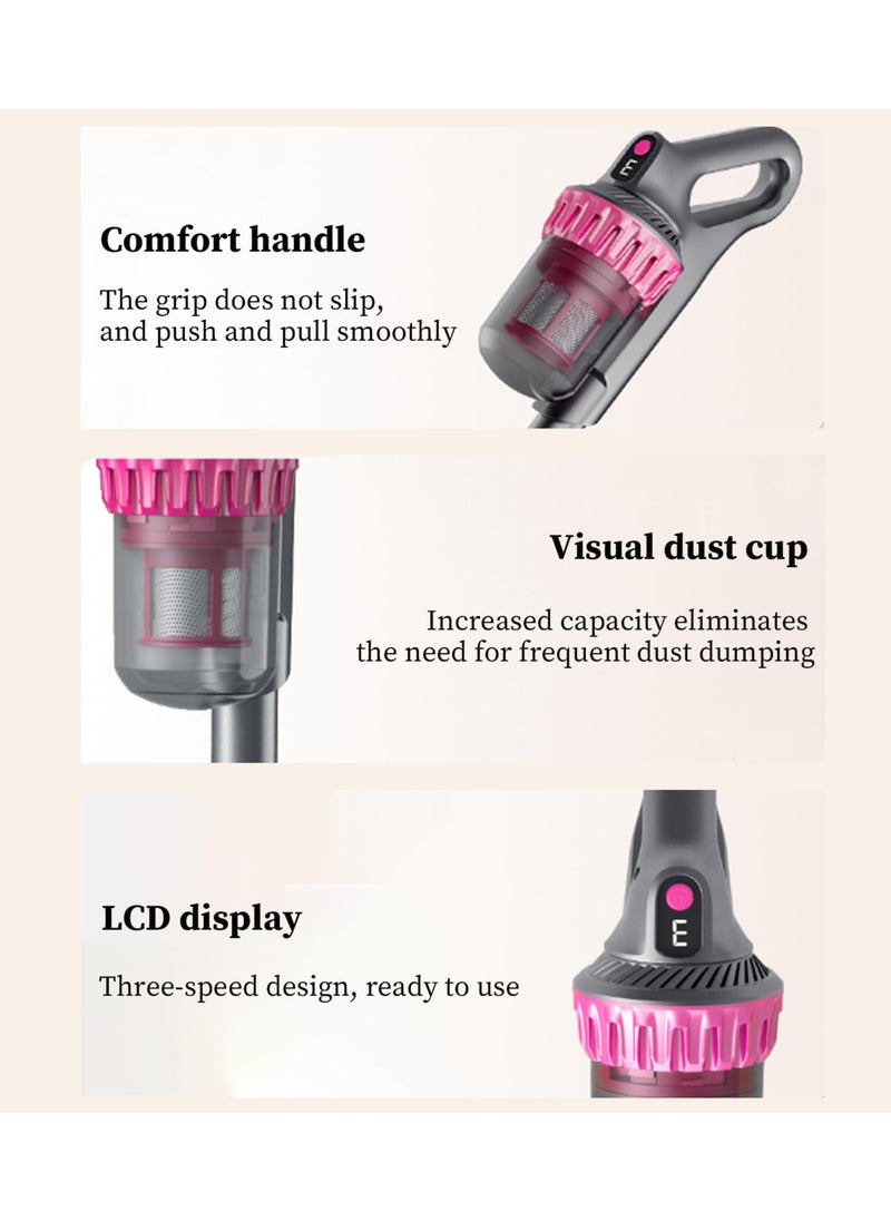 Generic - Cordless Vacuum Cleaner with UV-C Ultraviolet | 4-in-1 Mattress & Bed Cleaner | 10000PA Suction, LCD Screen, Three-Speed Adjustment - Image 1